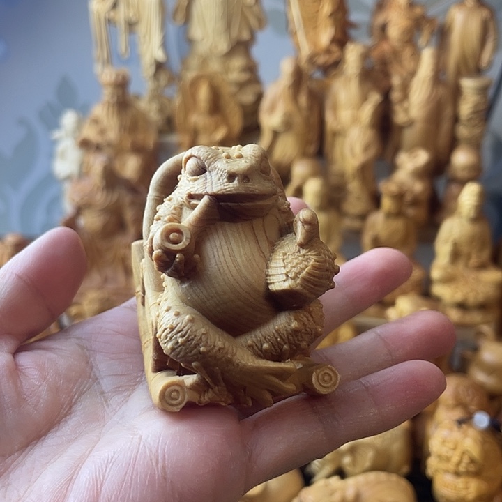 柏木（崖柏）崖柏摇摇椅金蟾