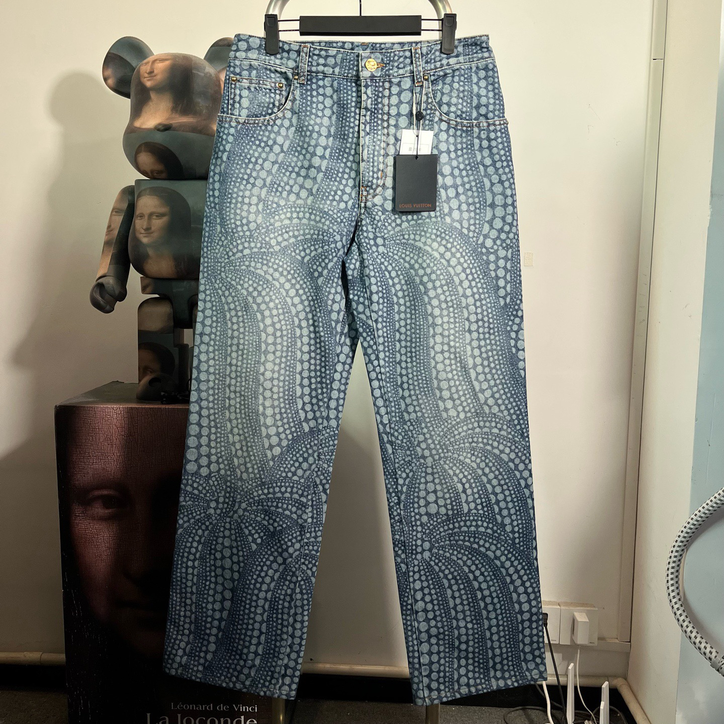 未使用 LouisVuitton/路易威登 草间弥生牛仔裤 V2306尺码30