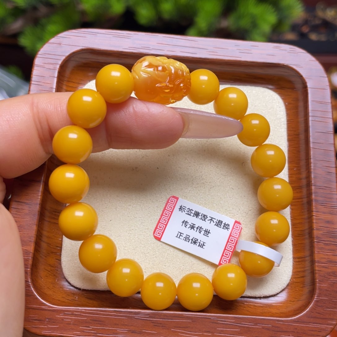 蜜蜡手链未镶嵌手串