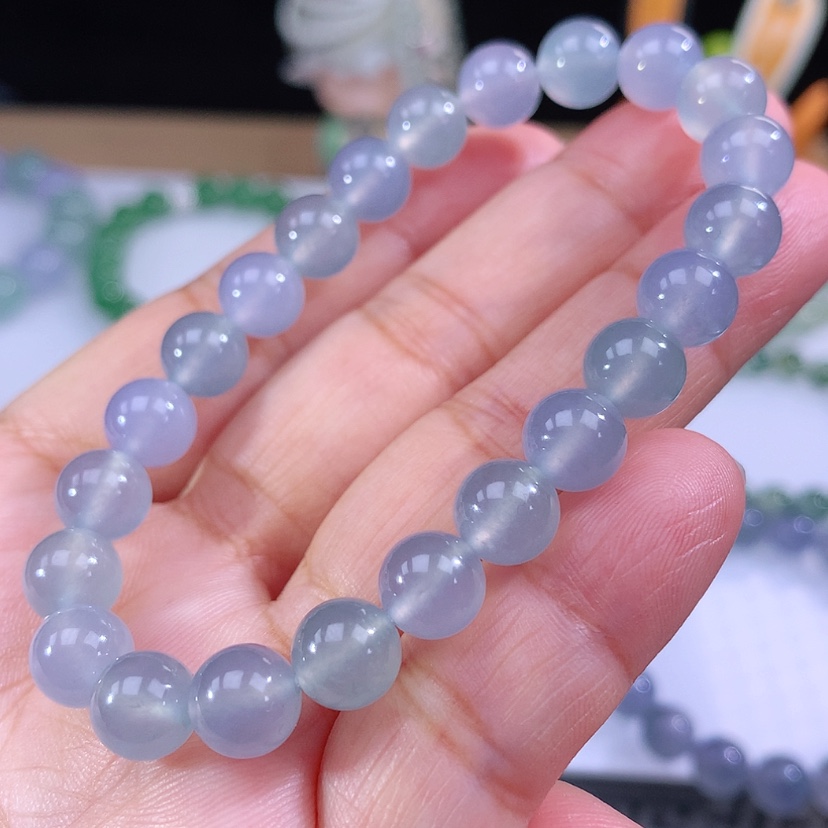 【闪购商品】翡翠手链未镶嵌翡翠卡8