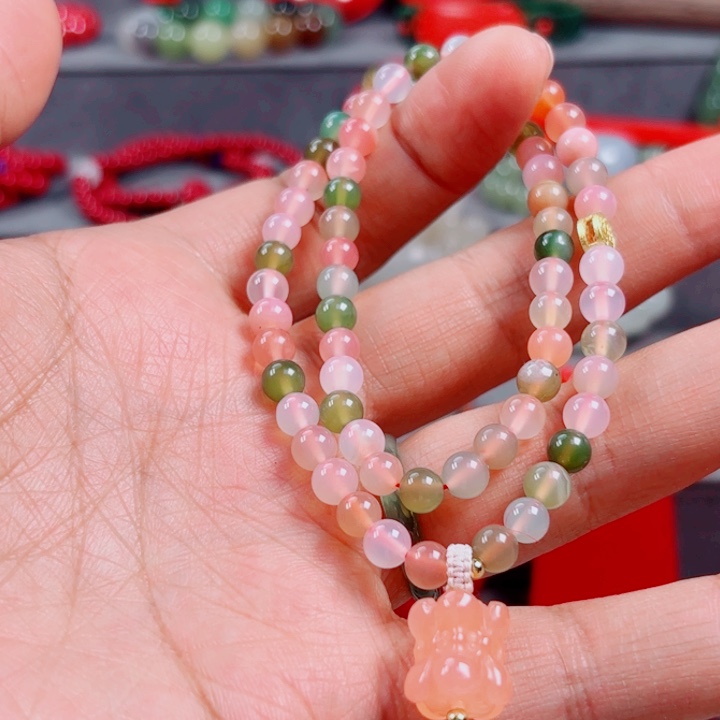 玛瑙/玉髓手链合金