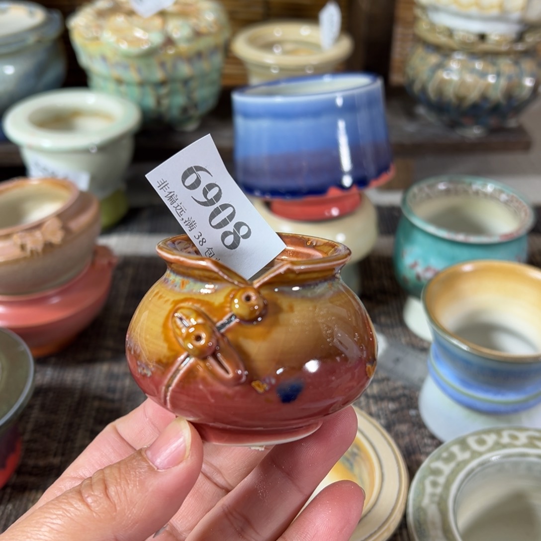 陶瓷景德镇手工花盆