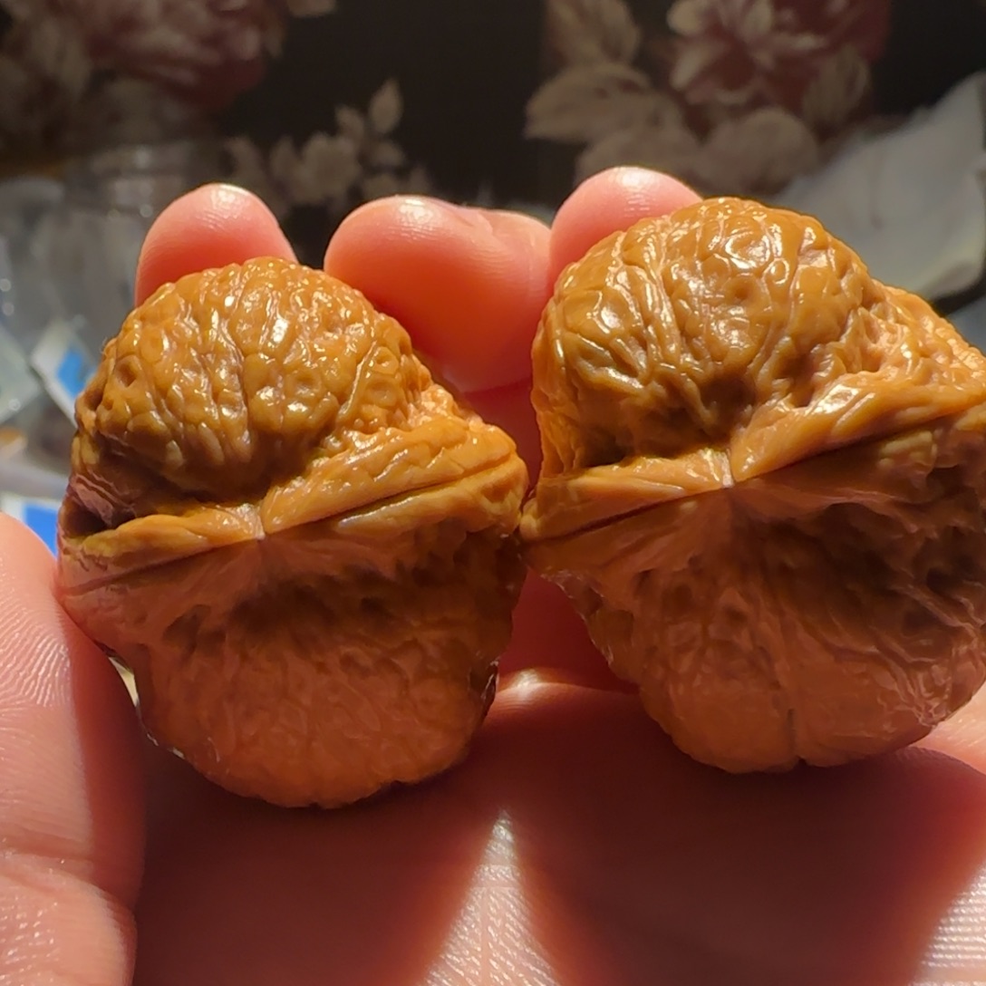 把件文玩核桃粗筋元宝