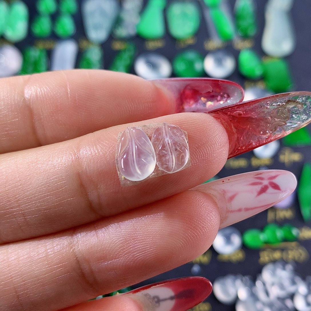 翡翠颈饰未镶嵌纯天然缅甸a货翡翠