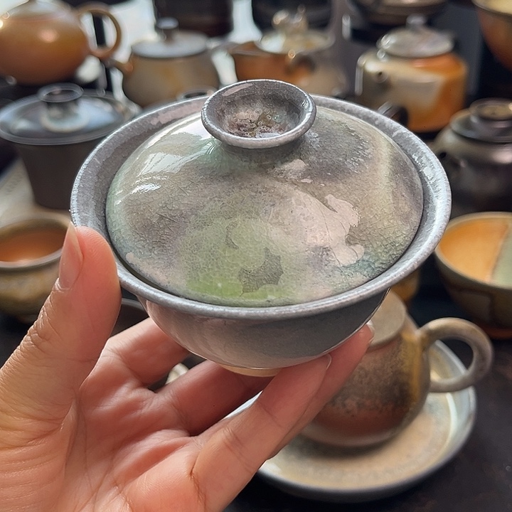 茶盏柴烧茶具柴烧茶具