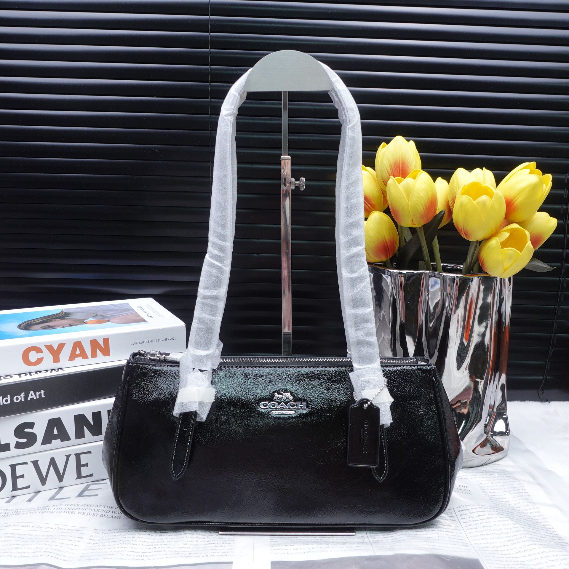 95新 COACH/蔻驰 单肩包/T10343059