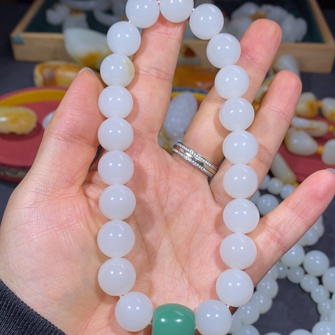 和田玉手链未镶嵌