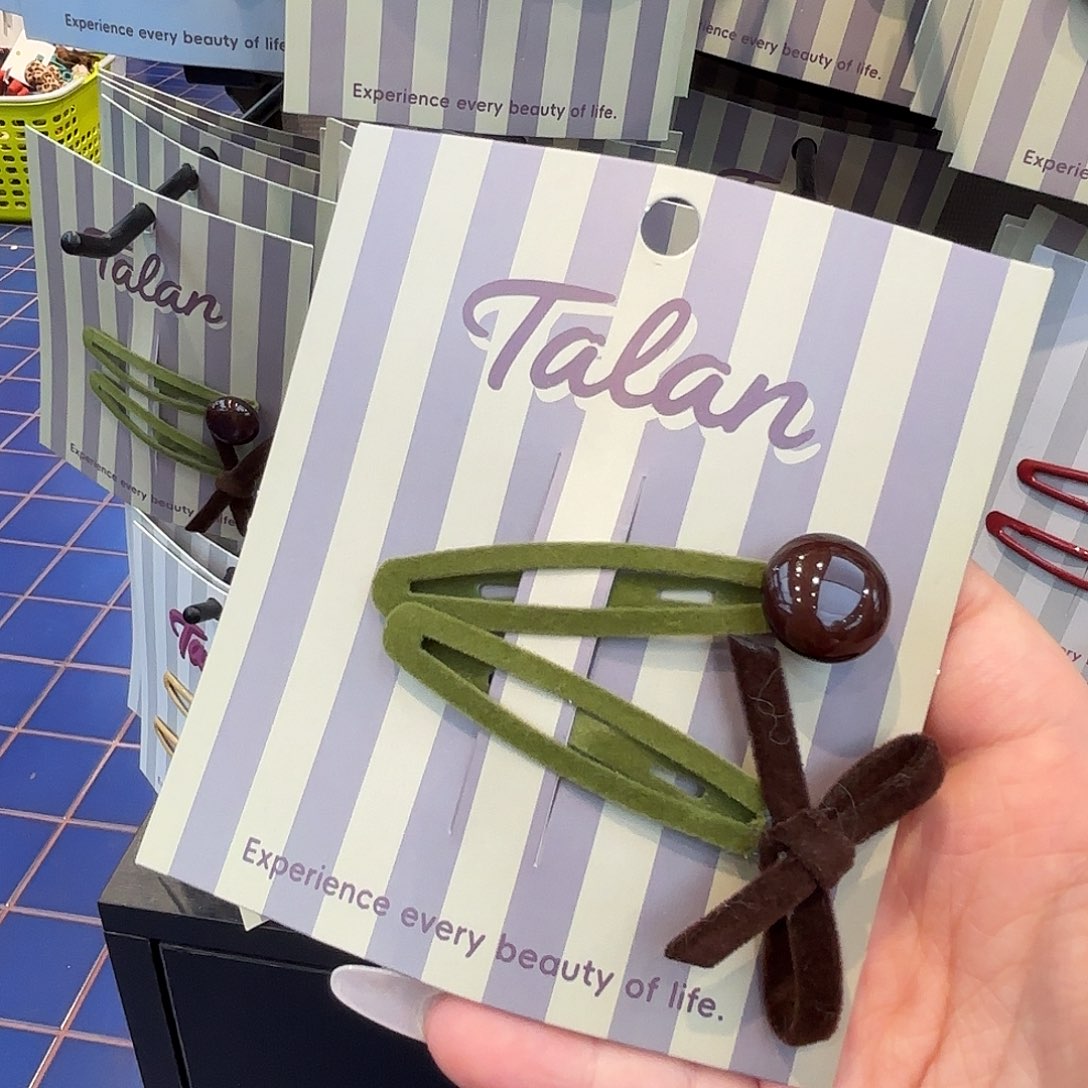 皮质铁合金发饰发夹