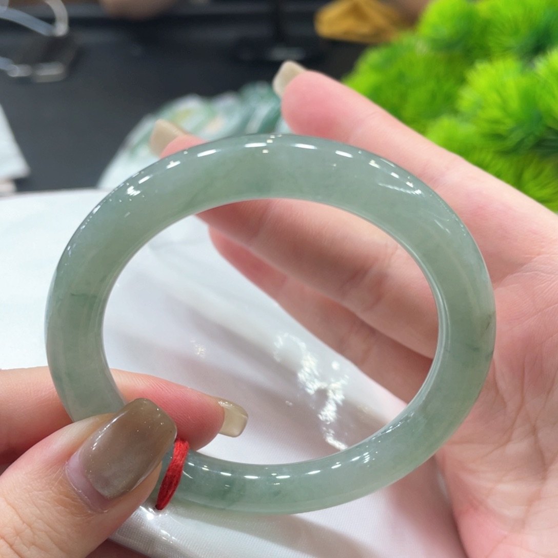 【闪购商品】未镶嵌手镯翡翠圆53.5