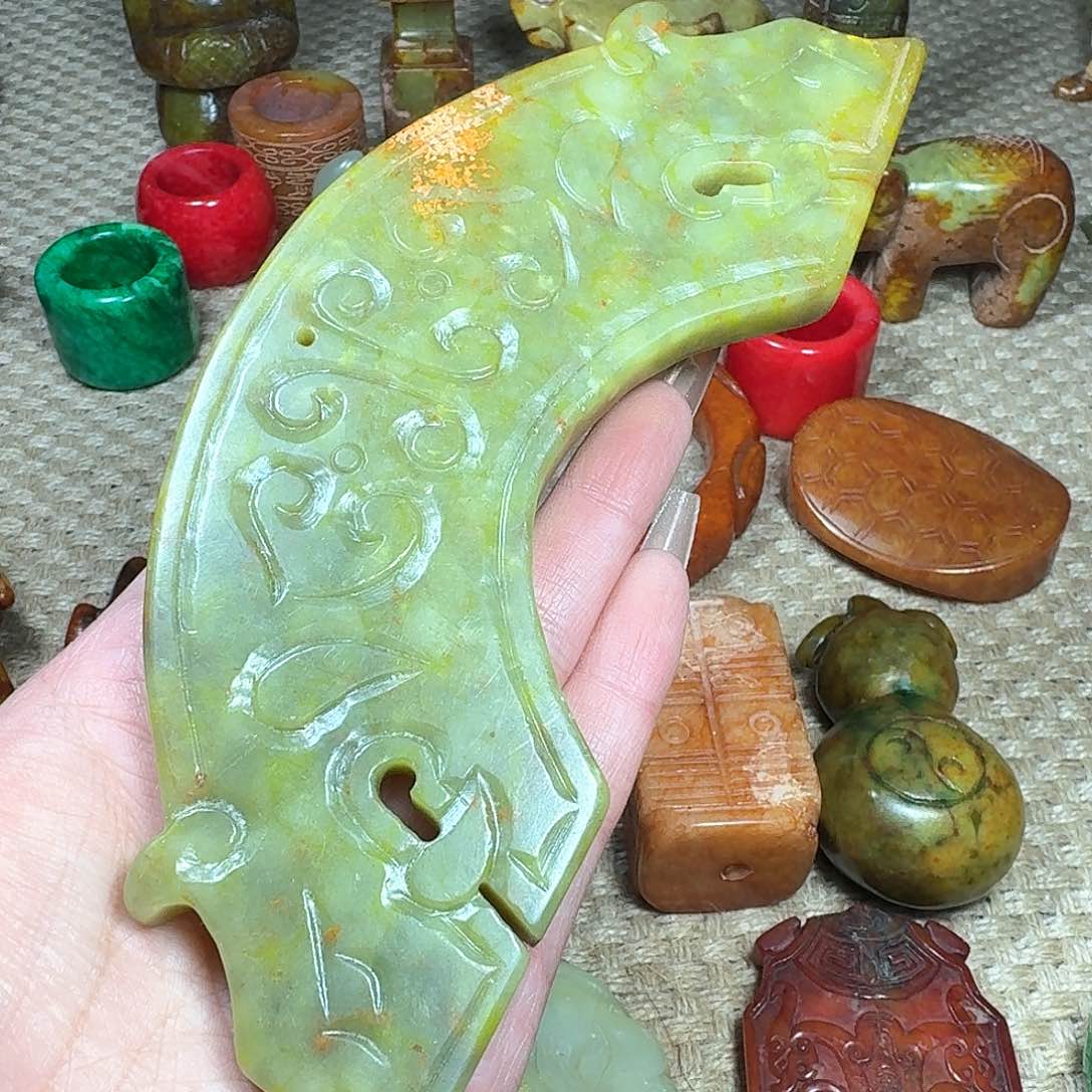 白玉菩提吊坠挂件