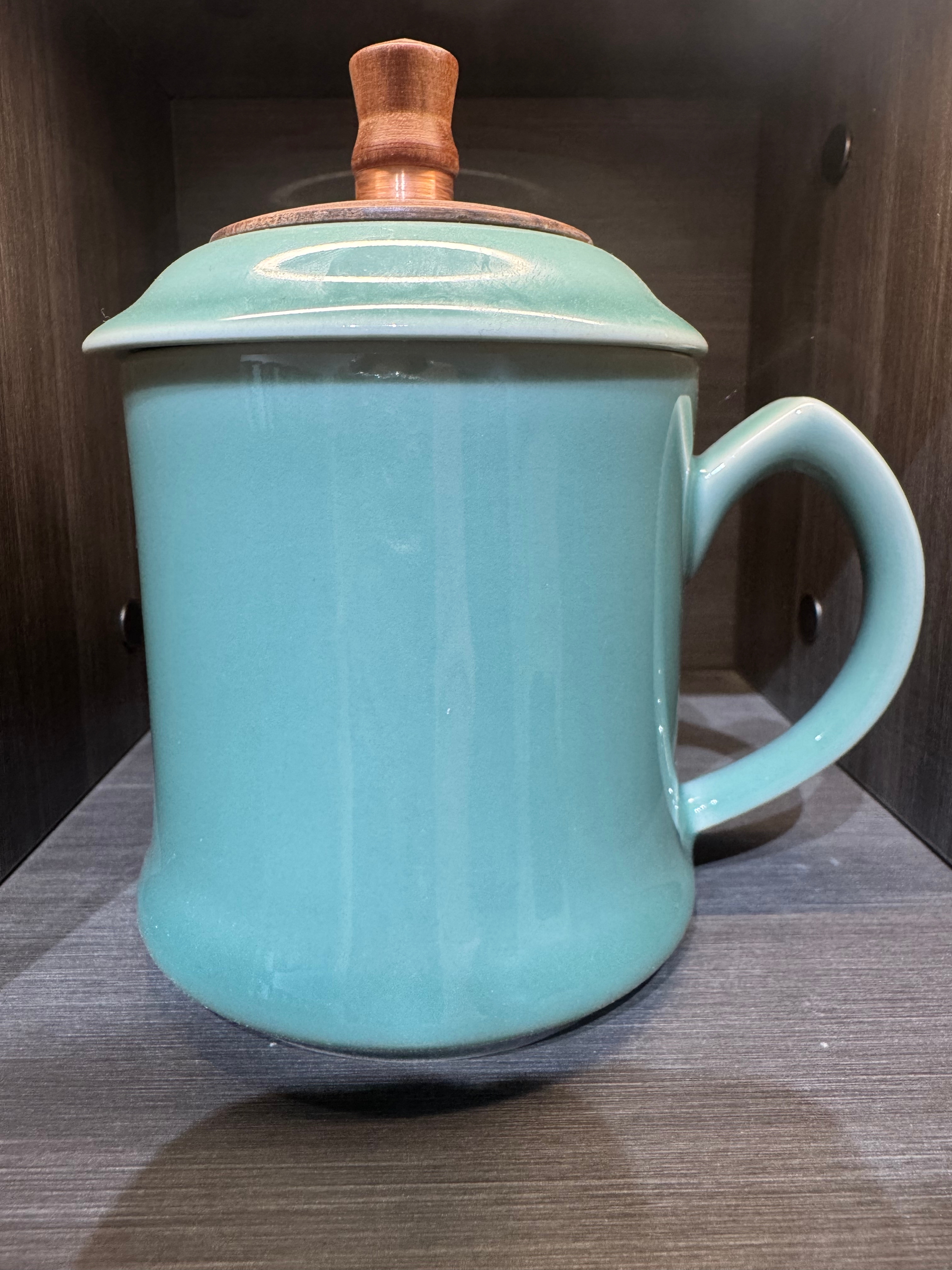 青瓷茶杯功夫茶具品茗杯龙泉青办公杯陶瓷主人杯