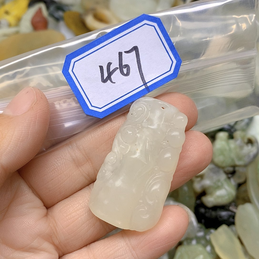 蛇纹石玉颈饰未镶嵌467