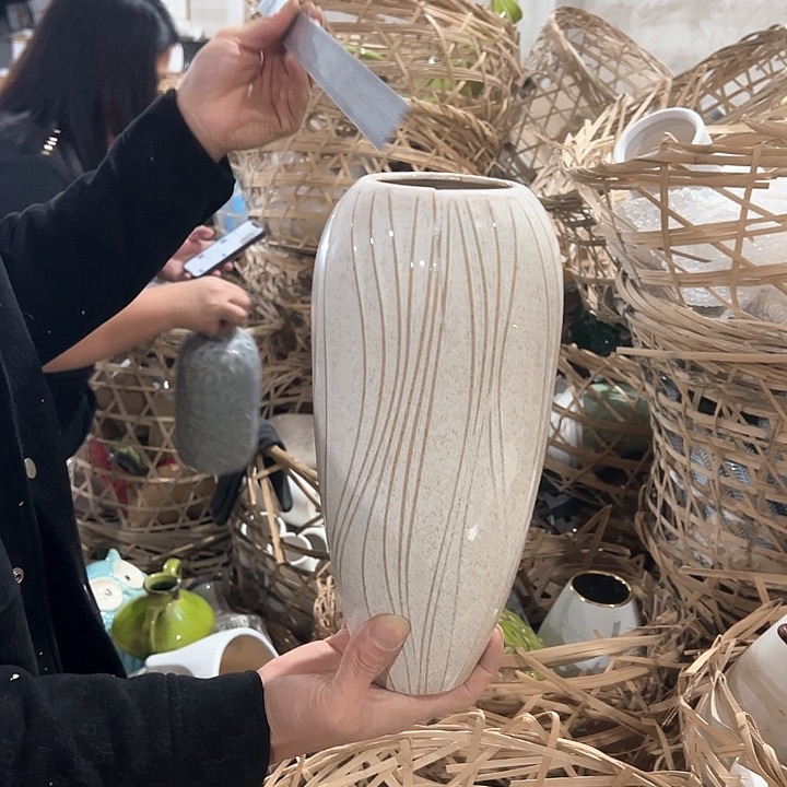 瓶高度30厘米口径8厘米微瑕捡漏干裂