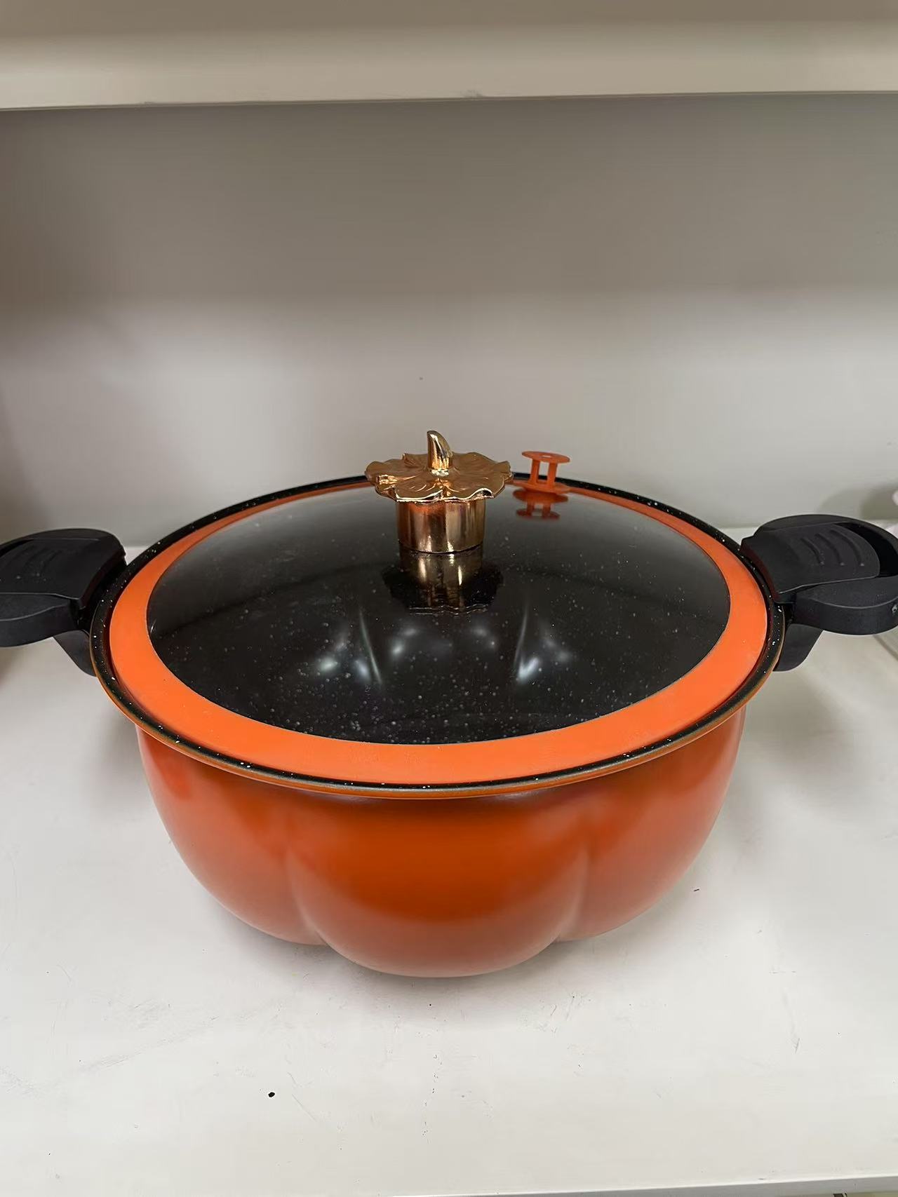 南瓜锅微压锅汤锅家用颜色随机fs