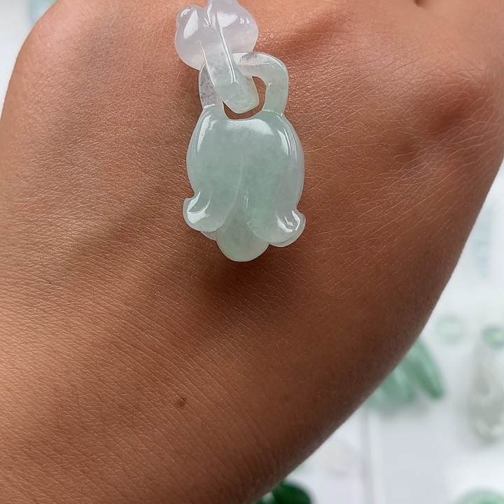 翡翠未镶嵌颈饰纯A