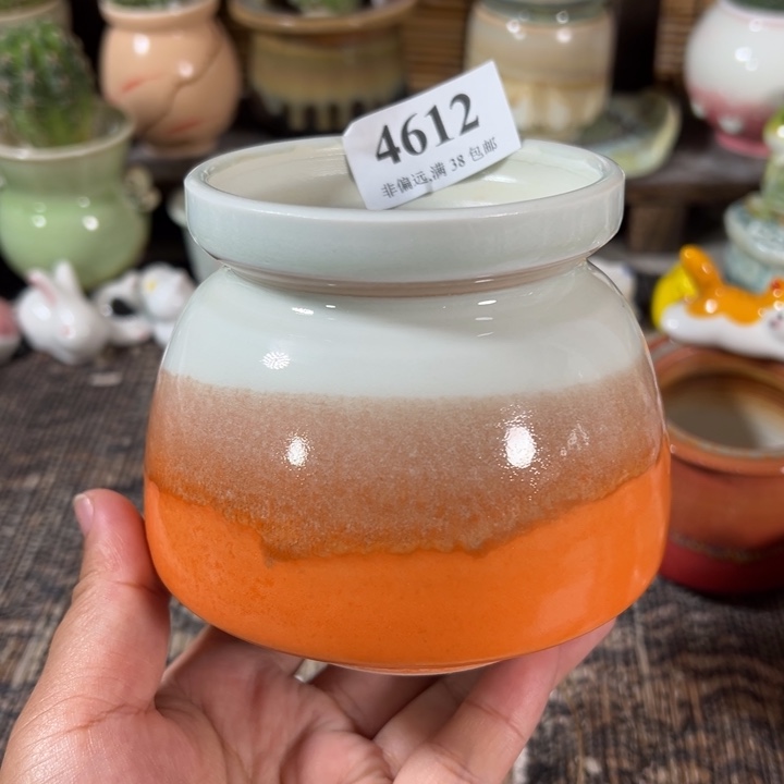 口7高9 手工花盆满30包邮