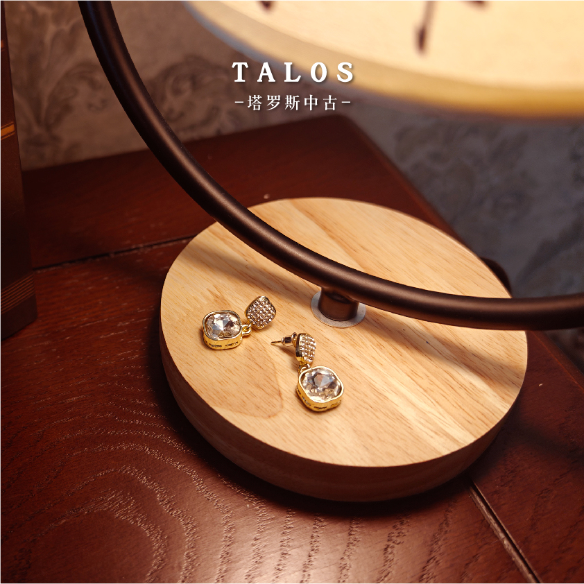 铜合金耳饰 ZGED1005百【白晶之境】中古日常塔罗斯限定耳钉