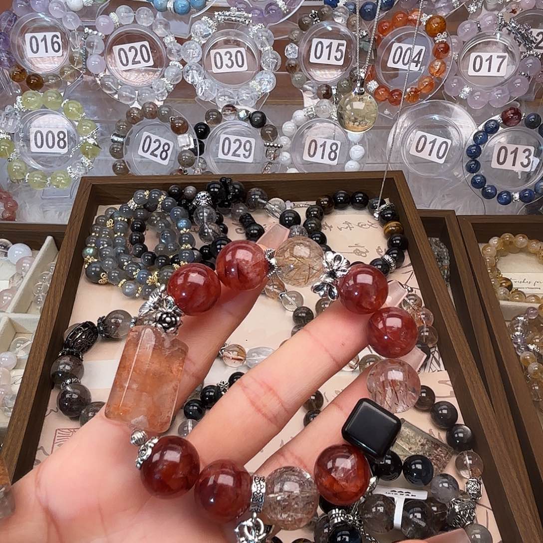 鼎***说烟晶手链银S925镶嵌989888888887888