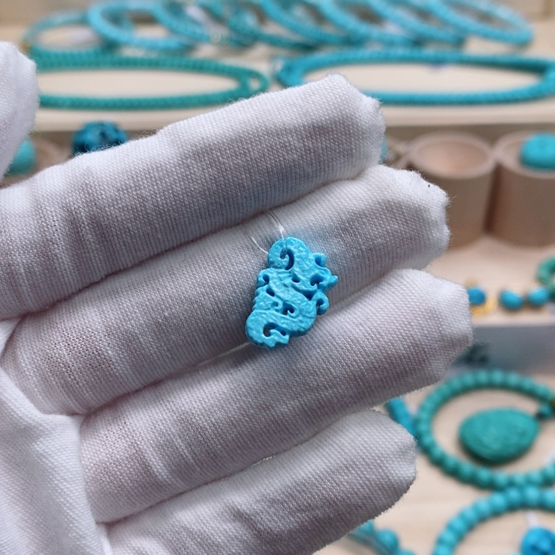 绿松石珠宝奇石未镶嵌