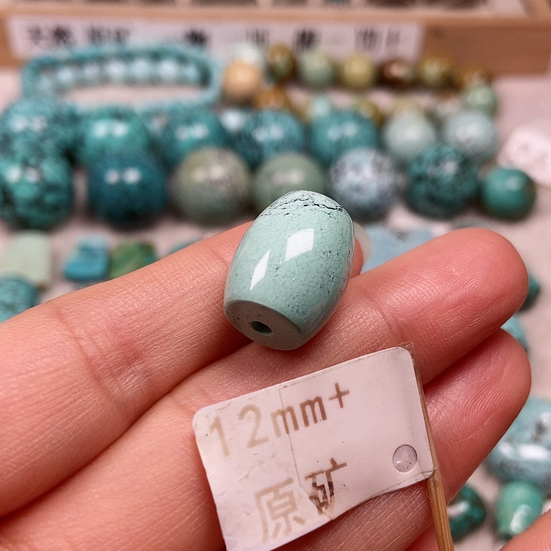 未镶嵌绿松石珠宝半成品