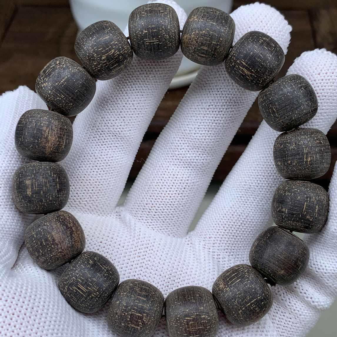 巴贡黑虎珀黑金13*14黑油黑虎珀金星流星雨满玉化底干净品相高1物