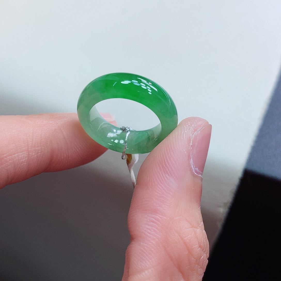 未镶嵌戒指翡翠8号
