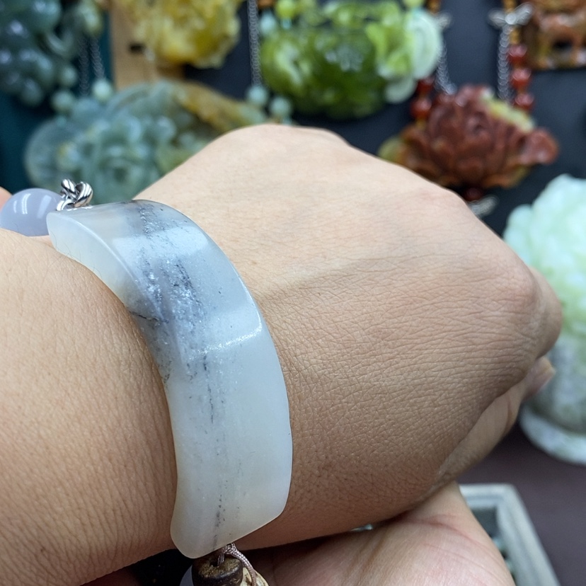 【闪购商品】未镶嵌岫玉手牌