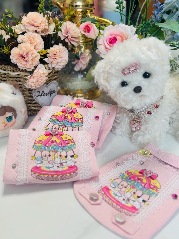 旋转木马原创设计限量款宠物牛仔服