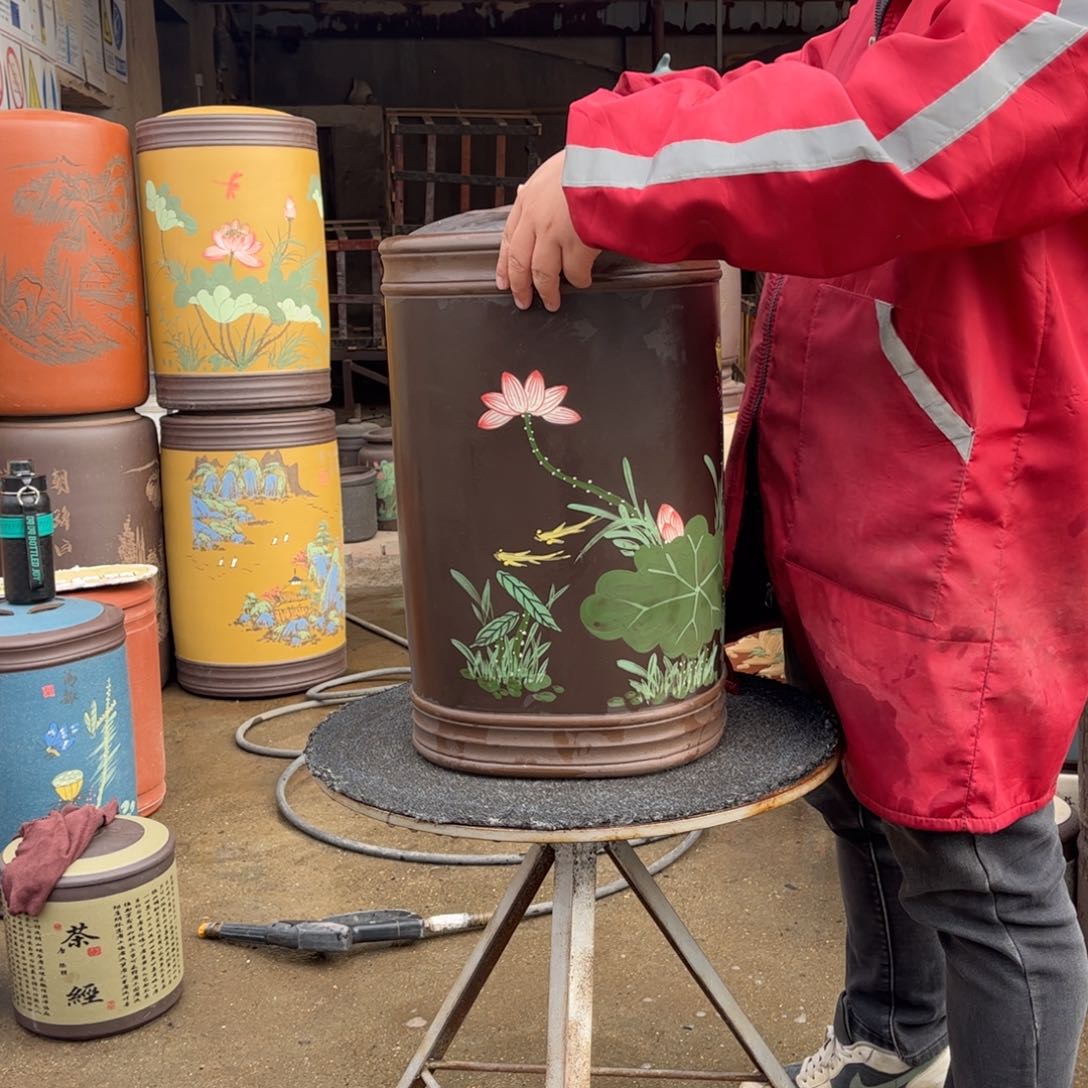 紫砂茶叶罐茶叶罐