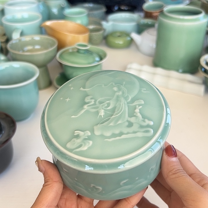 小米茶器龙泉青瓷