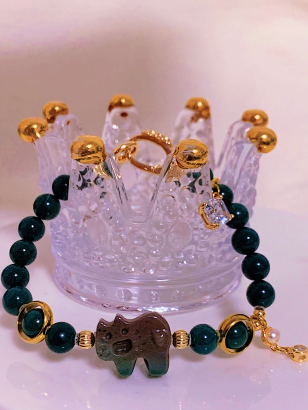 天然阿拉善玛瑙手串搭配萌宠手机挂件与水晶包挂配饰直播专用链接