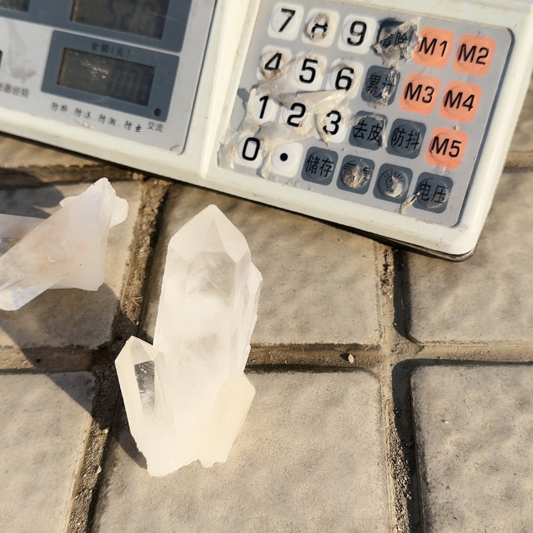 水晶白水晶簇未镶嵌轩*