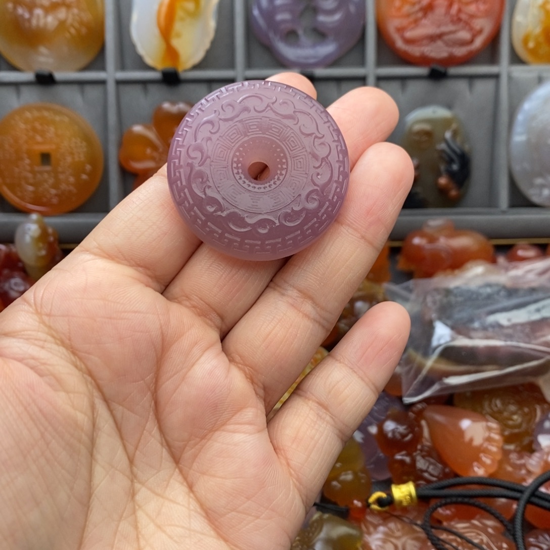 霸***道玛瑙/玉髓未镶嵌颈饰