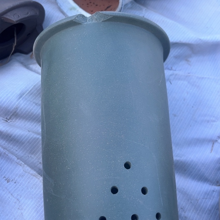 红陶紫砂兰花盆微瑕