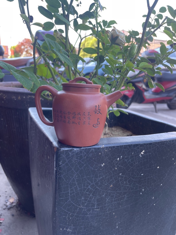 刻绘工艺泡茶实用