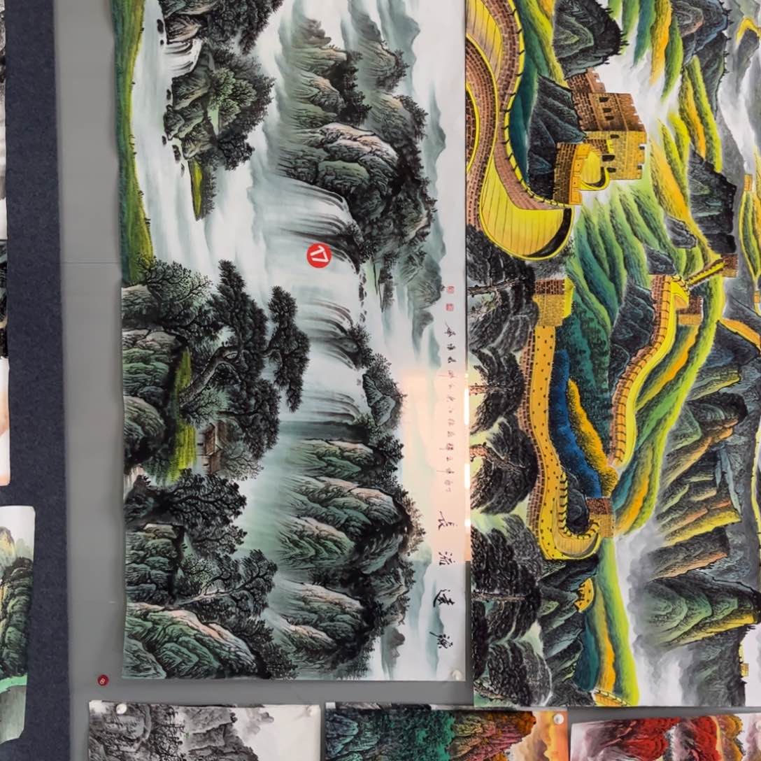 国画蓝**洋我的小伙伴都知道