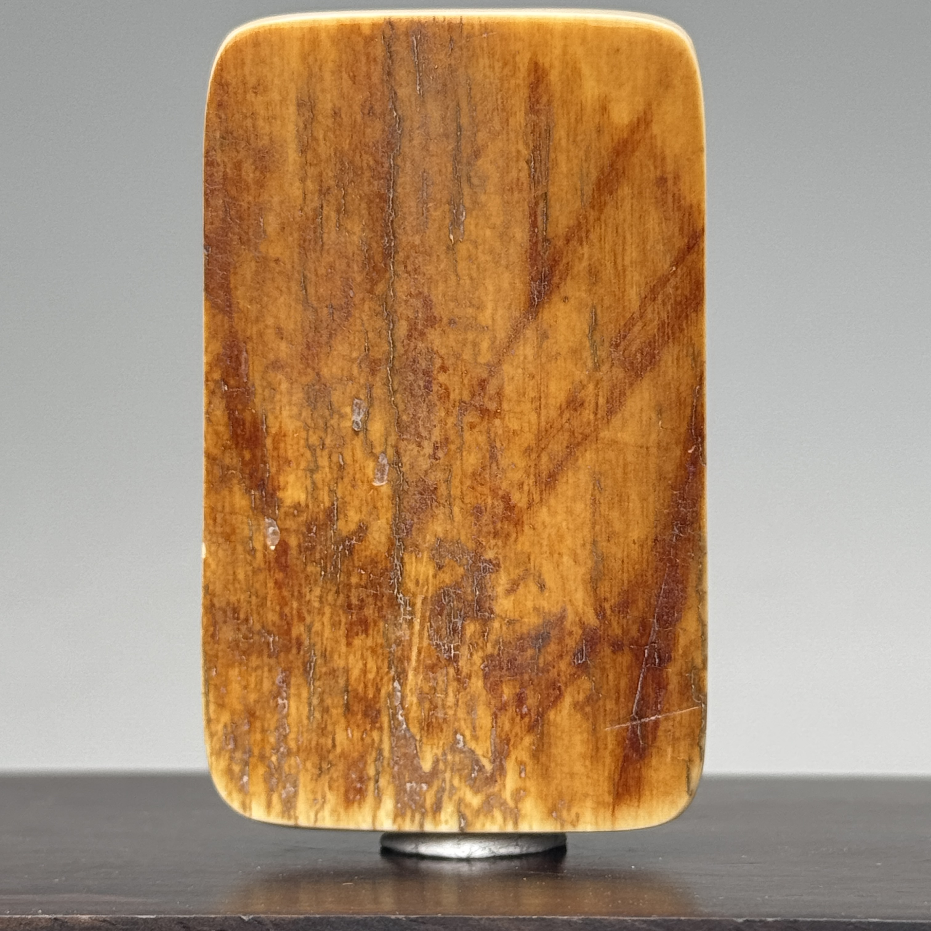 DEZHI/德志61*37*13mm52.2g无事牌天然猛犸牙A910