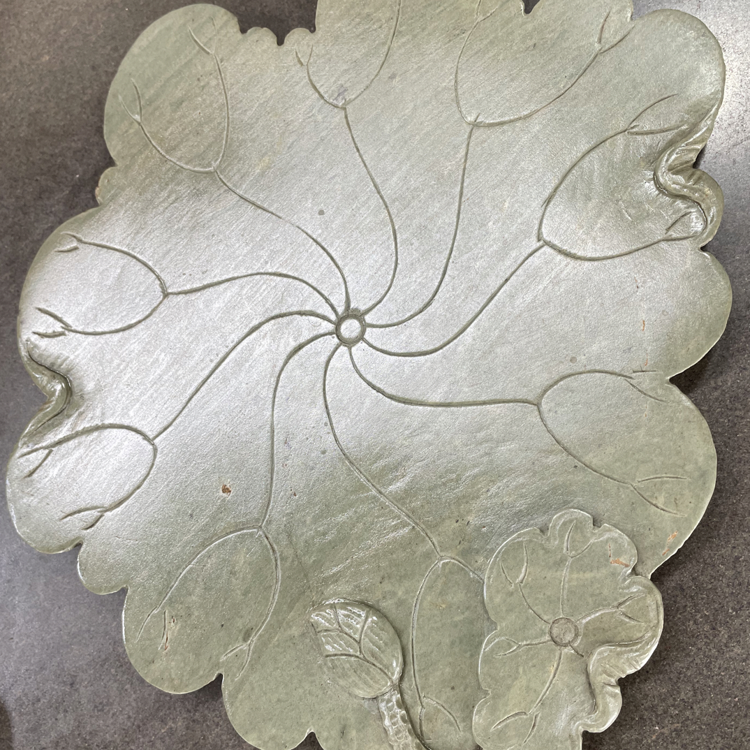 端砚石茶盘，石质细腻滋润，天然整块，家用客厅，办公室用都合适