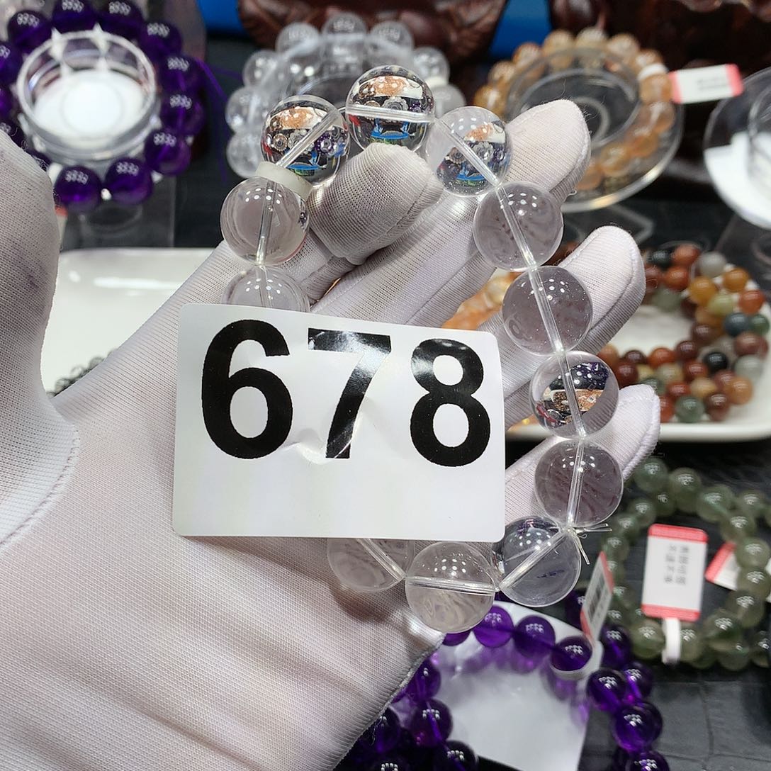 水晶手链未镶嵌天然