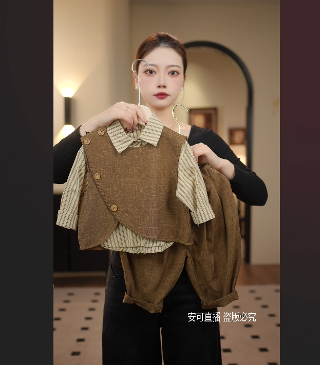 【现货】2025春季新品萌娃穿搭潮流长袖男童女童儿童套装25115