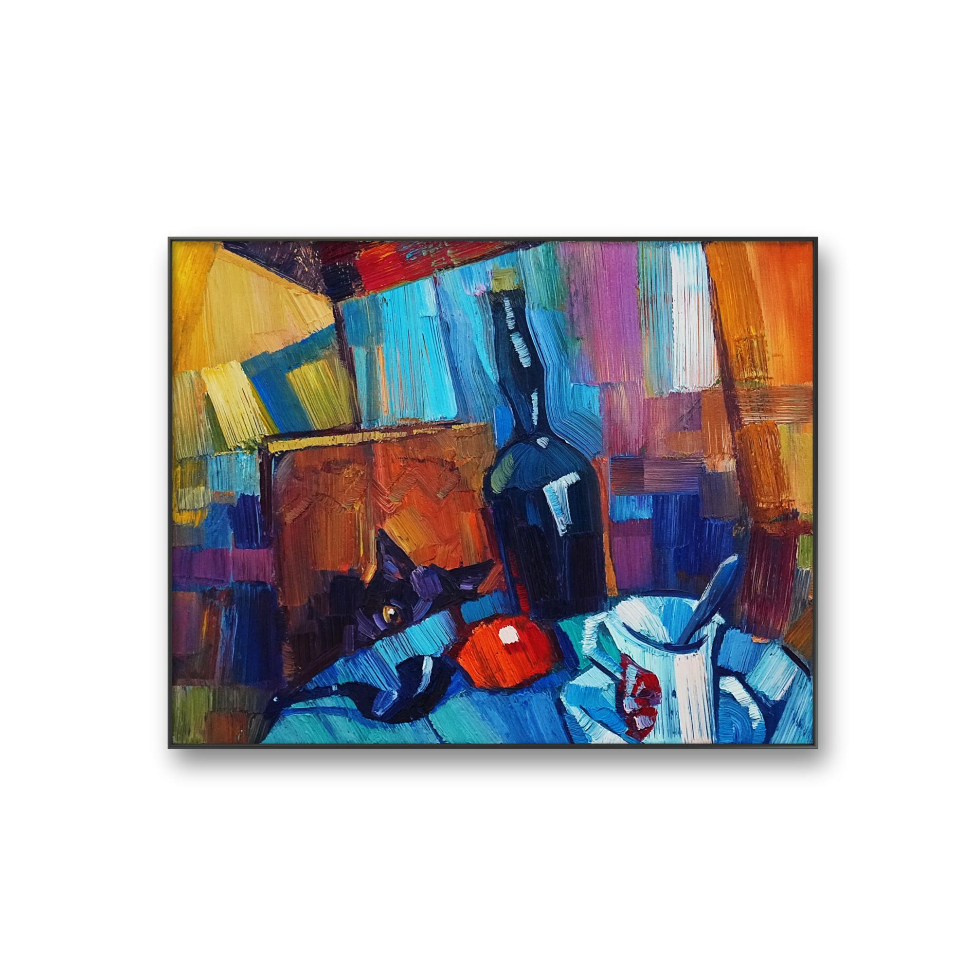 俄罗斯原创手绘油画娜塔莉娅《漫生活》40*50cm 2025年客厅卧室书房