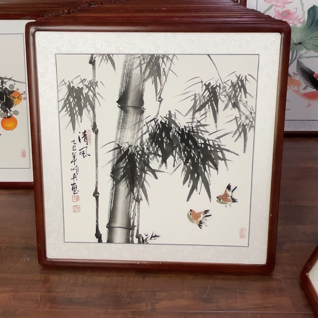 国画带框尺寸63*63厘米