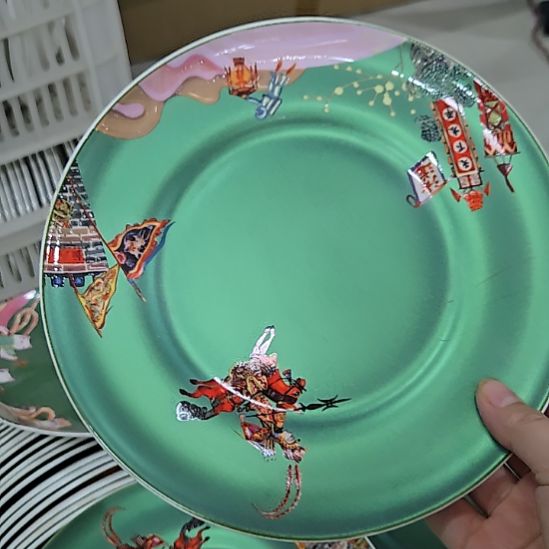 瓷片瑕疵奥维8寸4个浅盘666666