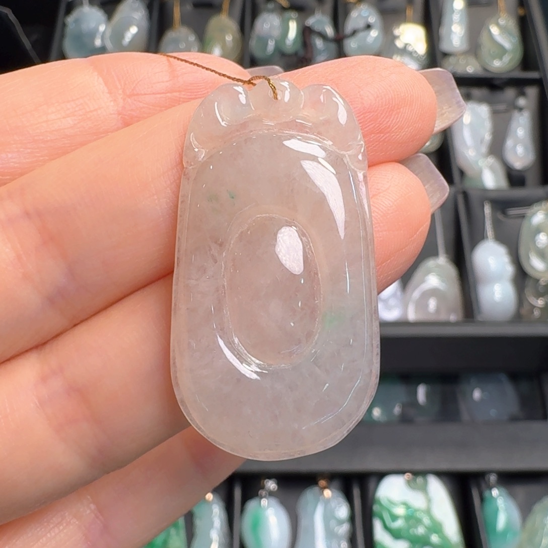 翡翠未镶嵌吊坠(不含链)福贝