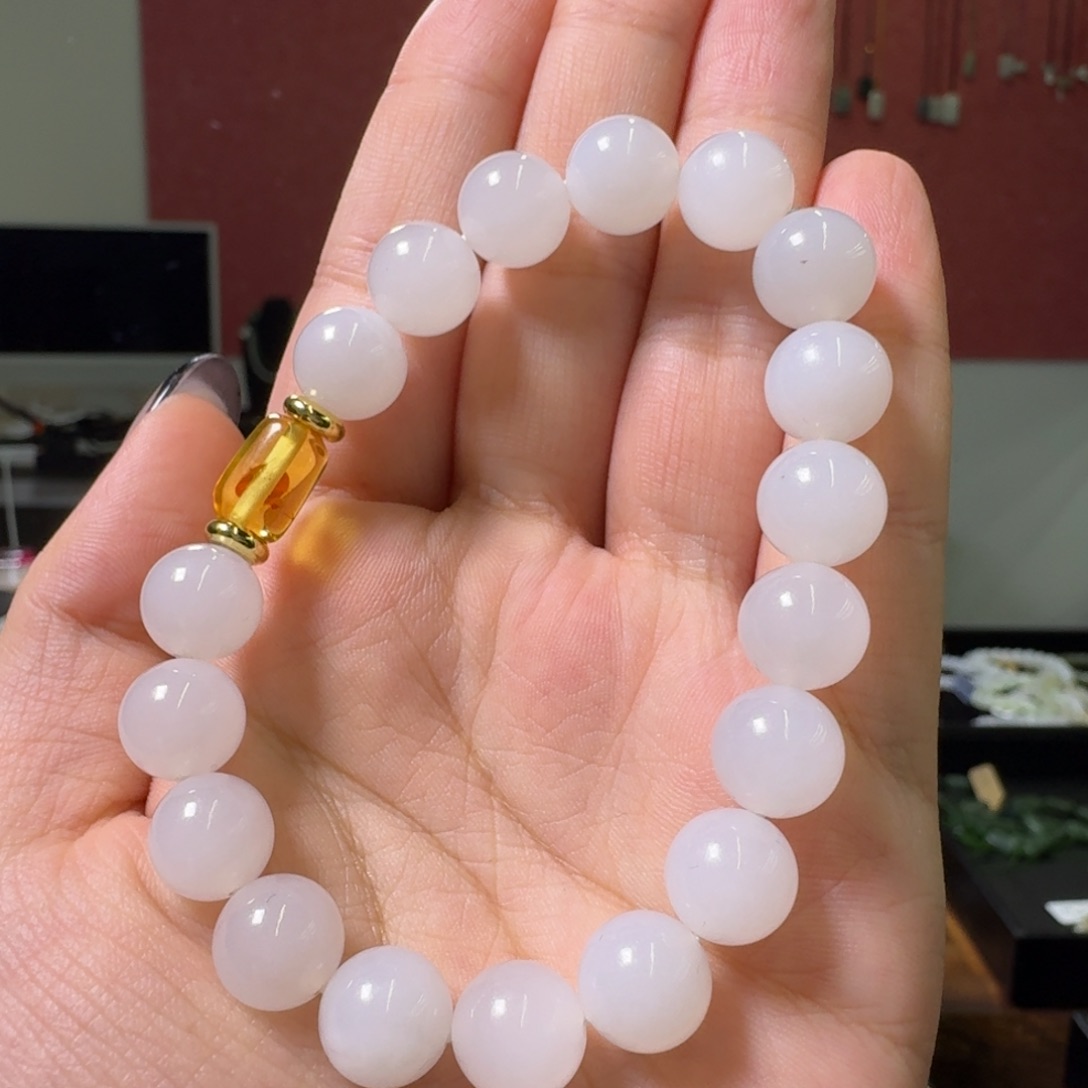 和田玉手链未镶嵌