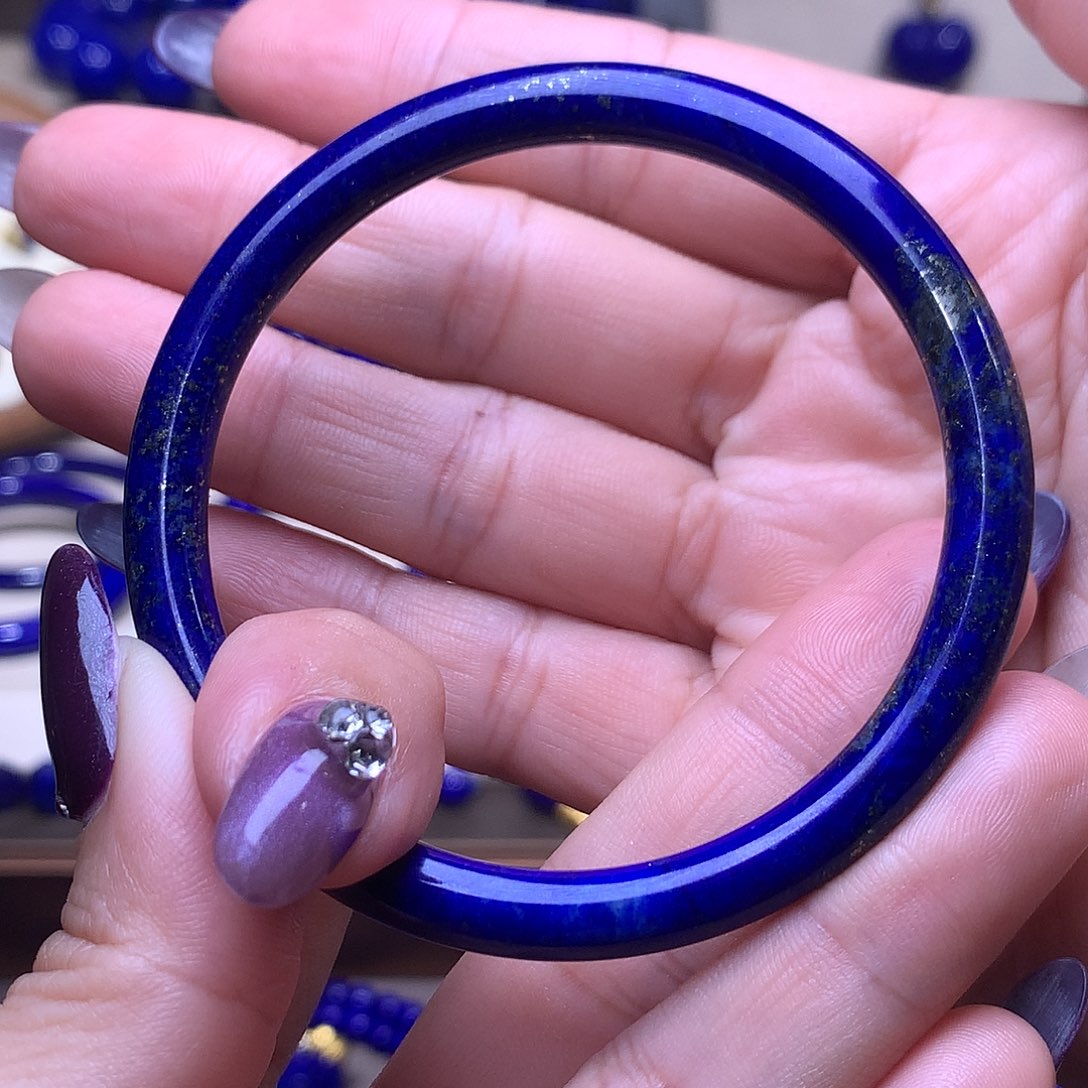 青金石未镶嵌57-58手镯