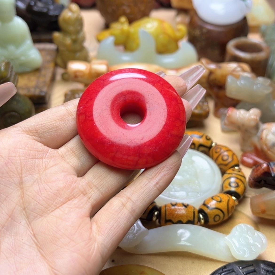 【闪购商品】蛇纹石玉颈饰未镶嵌