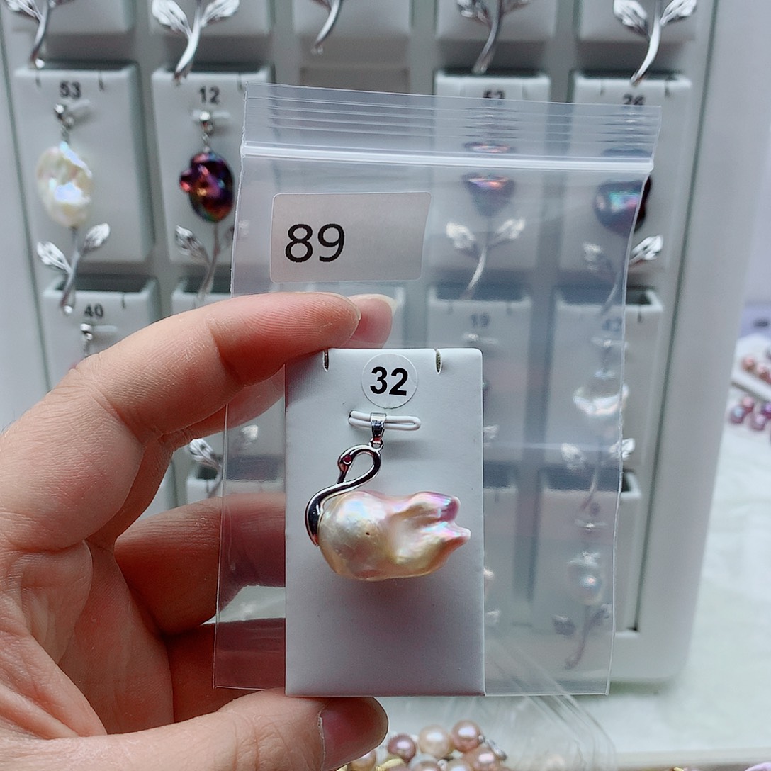 淡水珍珠合金吊坠(不含链)