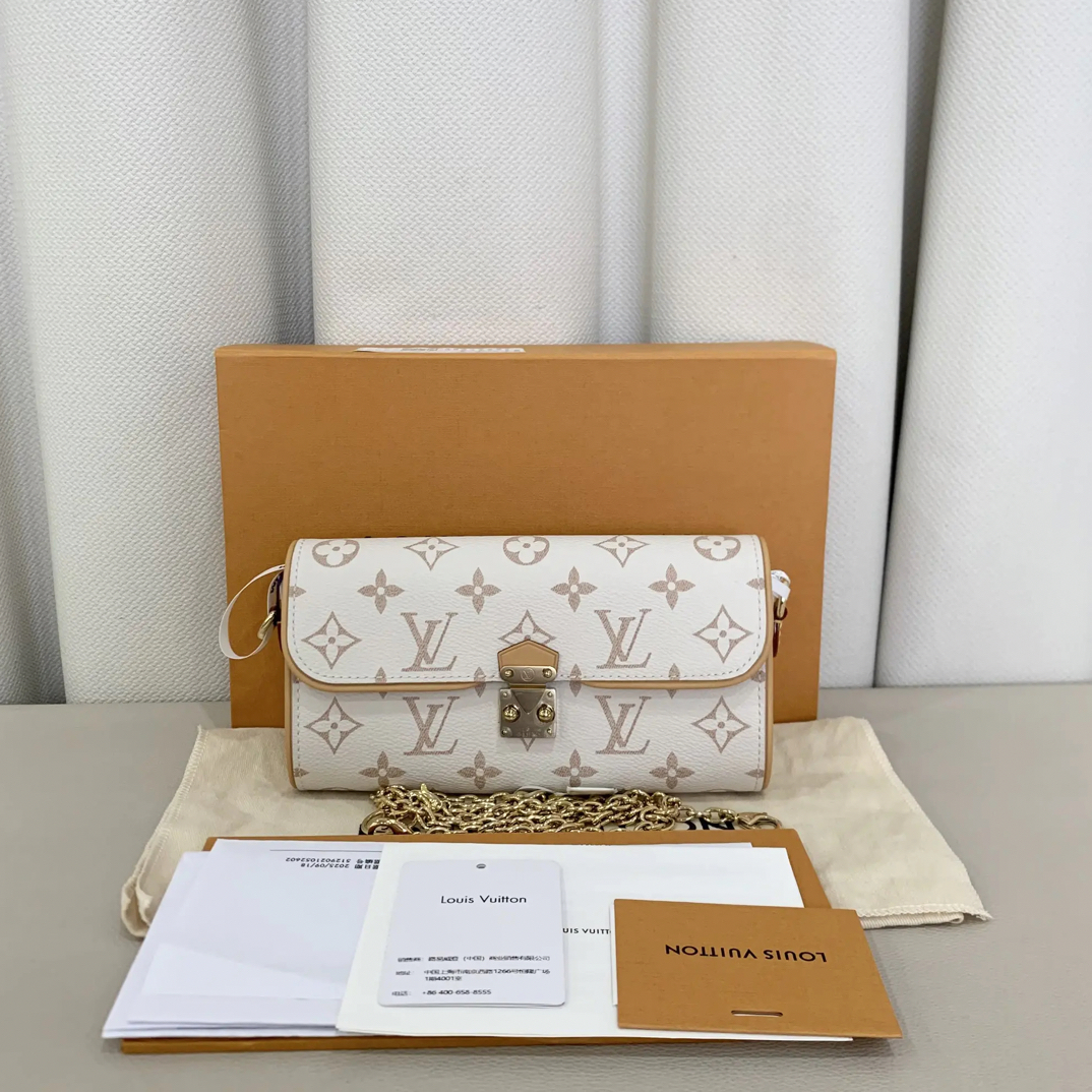 99新 LouisVuitton/路易威登 lv pochette camile沙丘 /99新