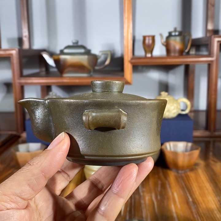 紫砂茶壶150cc宝瓶 底槽清